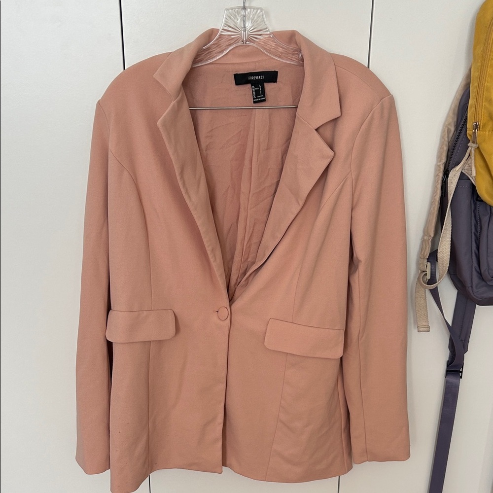 Forever 21 Blush Pink Blazer (part of a set)